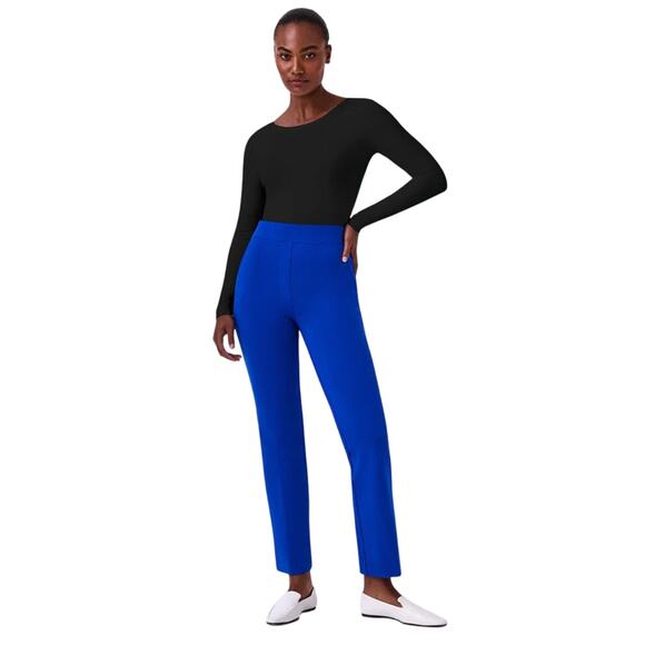 SPANX Cerulean Blue The Perfect Kick Flare High Waisted Pant Size Medium - Picture 1 of 10